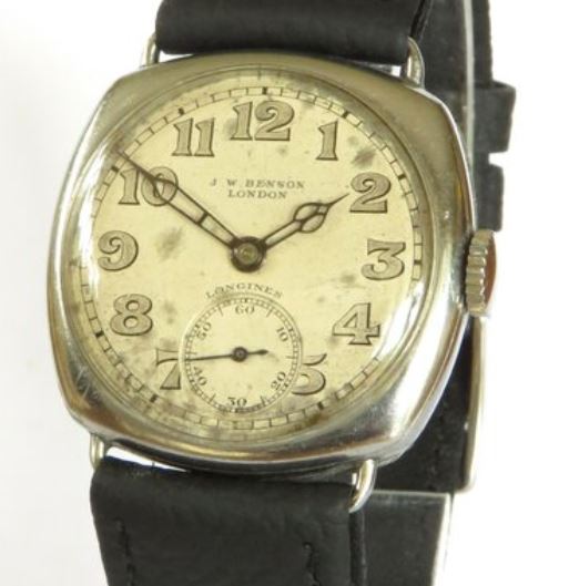 Original Longines wristwatch for J W Benson, 1933.